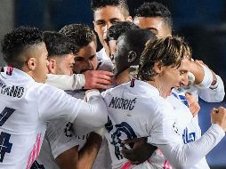 Un tanto del francés Ferland Mendy (86) dio la victoria al Real Madrid. AFP / T. Fabi