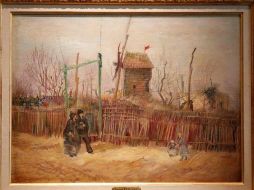 El famoso distrito de Montmartre de París todavía era semirrural cuando Van Gogh lo pintó. REUTERS