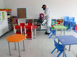 Las delcaraciones de la secretaria Gómez responden a las presiones de las escuelas particulares,que planean volver a las aulas el 1 de marzo. AFP/A. Altan