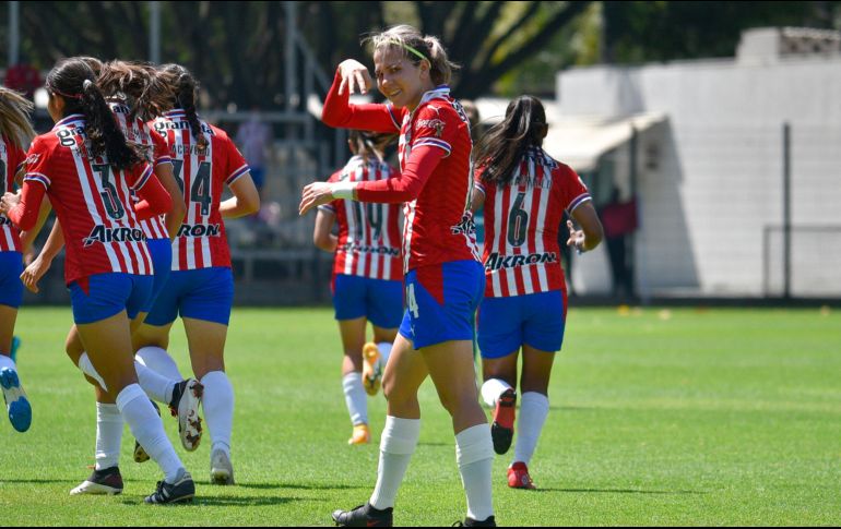 Con su triplete ante León, Alicia Cervantes se coloca en siete goles en su cuenta particular y acecha el primer lugar el cual le pertenece a Alison González. Imago7 / S. Bautista