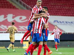 Chivas ha sido superior ligeramente al equipo de la UNAM. Imago7/ F. Meza