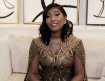 Taylor Simone Ledward, viuda de Chadwick Boseman, dio un conmovedor mensaje en nombre de su esposo.  Reuters