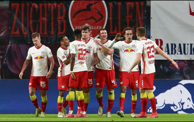 CANDIDATO. El RB Leipzig es favorito para llevarse este título. AFP • R. HARTMANN