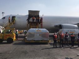 Con los nuevos envíos de este martes, México ha recibido 4.69 millones de vacunas contra COVID-19, sumando las remesas de Pfizer, AstraZeneca, Sputnik V y Sinovac. SUN / D. Sánchez