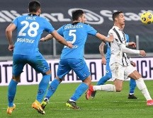 Cristiano Ronaldo anotó el último gol del encuentro, al minuto 89. EFE/A. Di Marco
