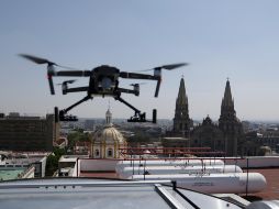Se han identificado las antenas, cableado y edificios que podrían representar algún obstáculo para el dron. EL INFORMADOR / F. Atilano