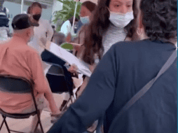 La funcionaria fue ventilada a través de un video que circuló ampliamente en redes sociales. ESPECIAL