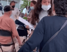 La funcionaria fue ventilada a través de un video que circuló ampliamente en redes sociales. ESPECIAL