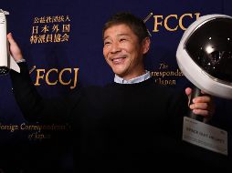 El multimillonario japonés anunció su periplo espacial en 2018 y entonces señaló su deseo de llevar consigo a ocho artistas. AFP / ARCHIVO