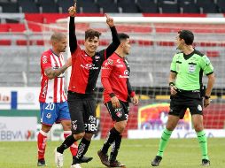 Atlas y Atlético San Luis son los principales candidatos a pagar la multa tras quedar en el último lugar de la tabla de cocientes al finalizar el torneo. AFP / U. Ruiz