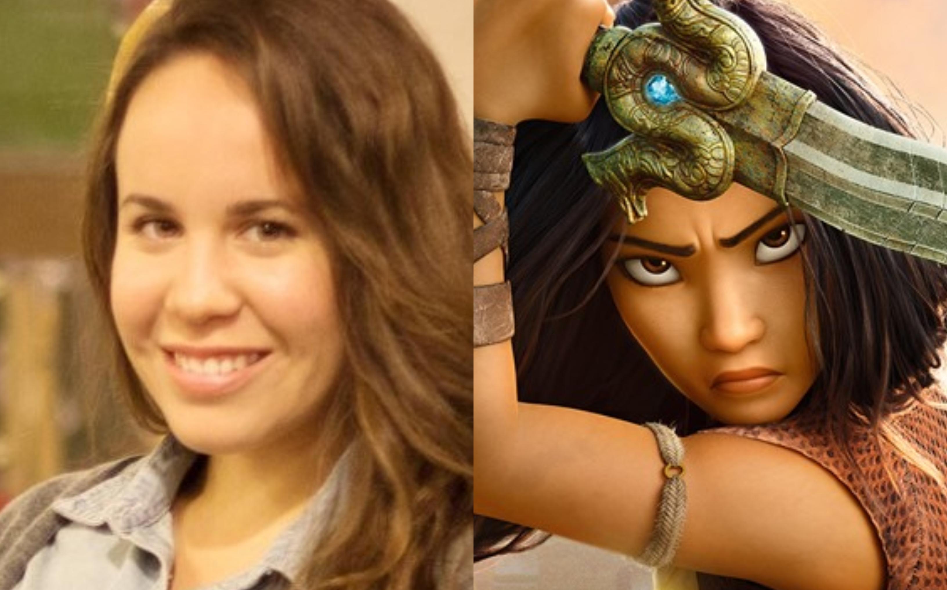 Alina Zepeda es artista de iluminación en “Raya y el último dragón”. ESPECIAL