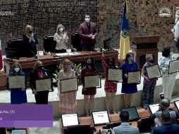 La distinción, fue creada en honor a Hermila Galindo Acosta primer mujer congresista en 1953 y quien fuera precursora de la lucha por nuestros derechos políticos y sexuales. ESPECIAL