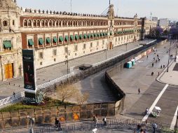 ''No es porque tengamos miedo, sino porque hay mucha provocación, gente que se infiltra'', dijo en su gira por Maxcanú, Yucatán. SUN / D. Prado