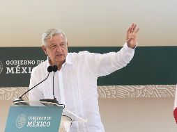 López Obrador encabezó este sábado la supervisión de los trabajos del Tramo 2 del Tren Maya. EFE/ Presidencia de México