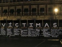 Día de la Mujer: Convierten cerco en Palacio Nacional en memorial a víctimas de feminicidio