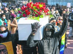 PROTESTA. Recuerdan el abuso policial. AFP