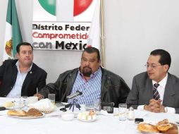 Cuauhtémoc Gutiérrez (c) está acusado del delito de trata de personas en diversas modalidades. NTX/ARCHIVO