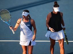 Olmos y Desirae Krawczyk se instalaron en las semifinales de la modalidad de dobles de este torneo.  IMAGO7