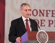 A finales de febrero, López-Gatell informó que había dado positivo a COVID-19. NTX / ARCHIVO