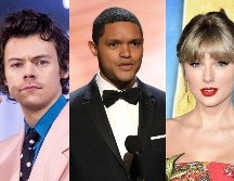 Harry Styles, Trevor Noah y Taylor Swift forman parte del espectáculo de los Grammy en la edición de este año. ESPECIAL / AP / AP / AFP