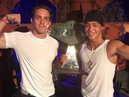 Ernesto y Ariesteo compitieron en equipos diferentes en esta cuarta temporada de “Exatlón México”. INSTAGRAM / @ernest.cazares