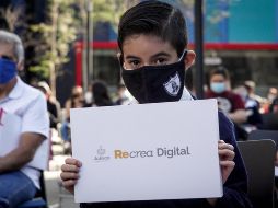 La entrega de los dispositivos forma parte del programa “Recrea, Escuela para la Vida”, en el que hay 50 escuelas inscritas ubicadas en 14 municipios. ESPECIAL / Gobierno de Jalisco
