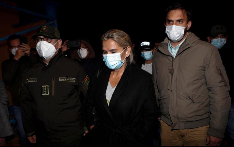 Un juez de medidas cautelares decidirá si a Áñez se le concede el arresto domiciliario o si pasará a detención preventiva mientras avanza la investigación. AP/J. Karita