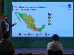Jalisco, así como Aguascalientes, Chihuahua, Coahuila, Michoacán, Nayarit y Nuevo León son algunas de las entidades que permanecerán en amarillo. SUN / H. García
