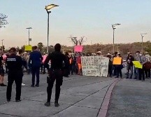 Los inconformes dijeron que buscaron atraer los reflectores por la celebración del partido entre Guadalajara y América. ESPECIAL