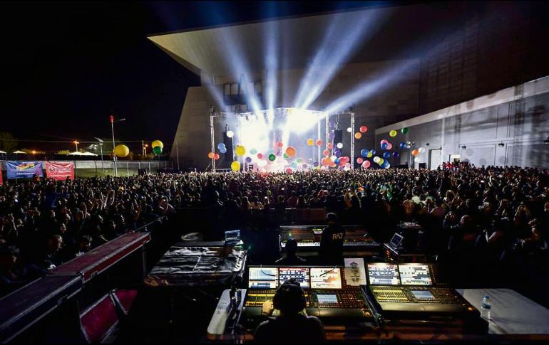 FORO. El Patio 2 tiene capacidad para eventos de más de seis mil personas. ESPECIAL