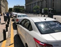 Un grupo de choferes se manifestaron en caravana con sus vehículos y respaldaron la iniciativa. EL INFORMADOR / R. Rivas