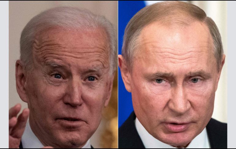 Rusia reaccionó con furia a los comentarios de Biden sobre que Putin es un asesino. AFP / E. Baradat y P. Golovkin