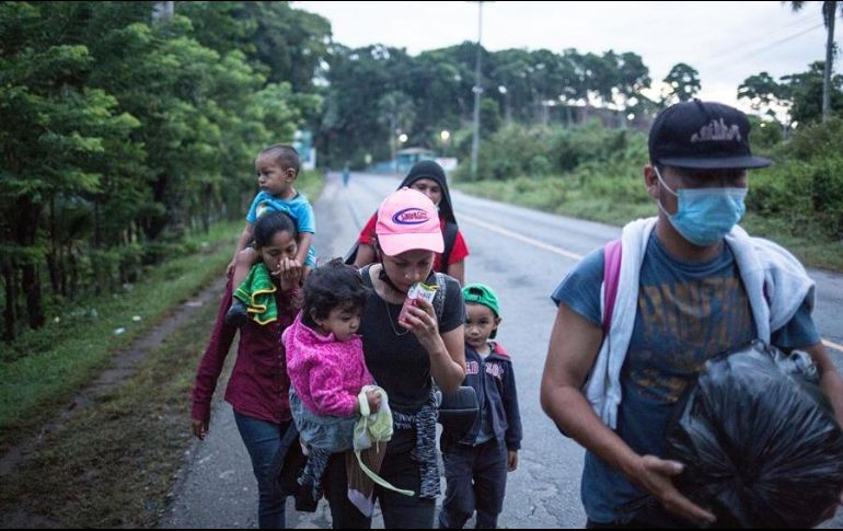 La cifra de migrantes que tratan de cruzar la frontera está en su punto más alto desde marzo del 2019. EFE/E. Biba