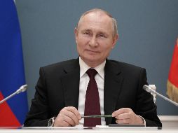 Vladimir Putin hoy durante una reunión en Moscú. Biden calificó a su par rus de ser un 