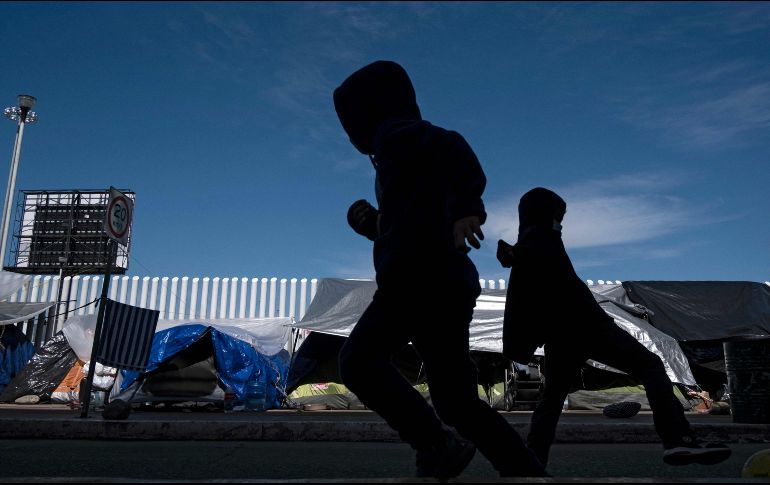 Para muchas de las personas que esperan cruzar a Estados Unidos, regresar a sus países de origen no es opción. AFP / G. Arias