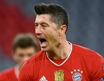 FIGURA. Robert Lewandowski anotó el primer tanto del encuentro. AFP