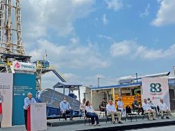 Este jueves se celebró la conmemoración del 83 aniversario de la Expropiación Petrolera. EFE/Presidencia de México