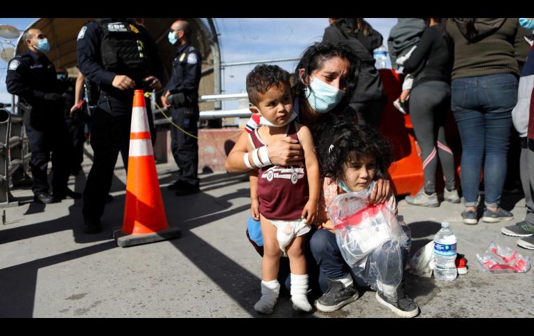 Estados Unidos ha registrado un marcado incremento de familias procedentes de Centroamérica que llegan a la frontera. AFP/H. Martínez