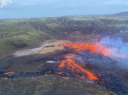 El sistema volcánico de Krysuvik lleva inactivo 900 años, según la Oficina Meteorológica y la última erupción en la península de Reykjanes se remonta a casi 800 años, a 1240. AFP / Icelandic Coast Guard