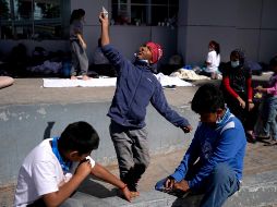 La llegada a Estados Unidos de menores inmigrantes se ha convertido en una prueba de fuego para la administración de Joe Biden. AP / J. Cortez