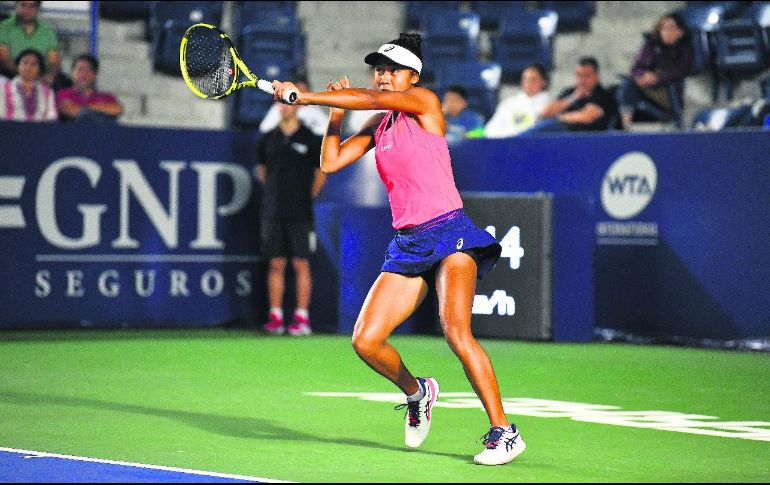 DENTRO.  Leylah Fernandez, de 18 años, buscará su primer título como jugadora de la gira WTA. IMAGO7