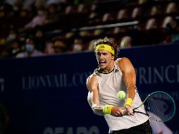 El alemán entregó hoy en la final del Abierto Mexicano de Tenis su mejor exhibición del año para coronarse. AP