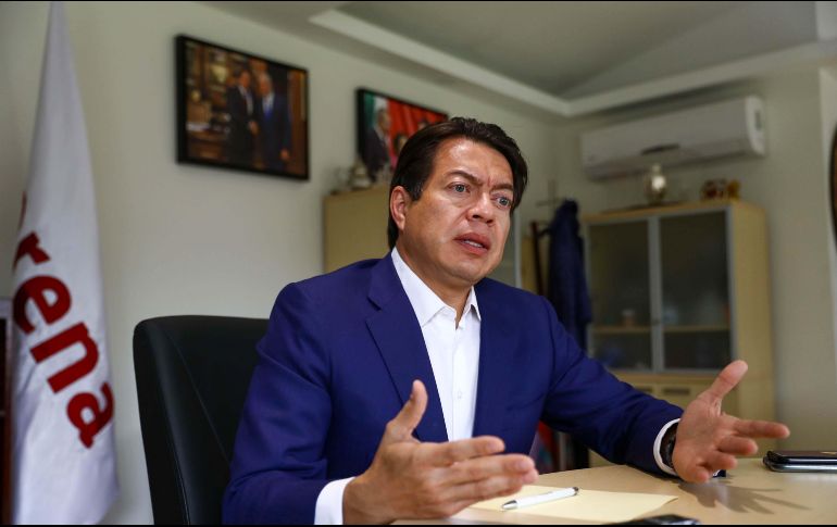 Mario Delgado,  acusó al organismo de buscar “descarrilar la transformación” y beneficiar a la alianza del PRI-PAN-PRD. EL INFORMADOR/ARCHIVO