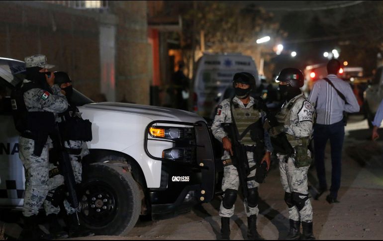 AMLO señaló que se trabaja en las zonas donde se registra mayor incidencia delictiva reforzando la presencia de elementos de las Fuerzas Armadas, en especial de la Guardia Nacional. ARCHIVO