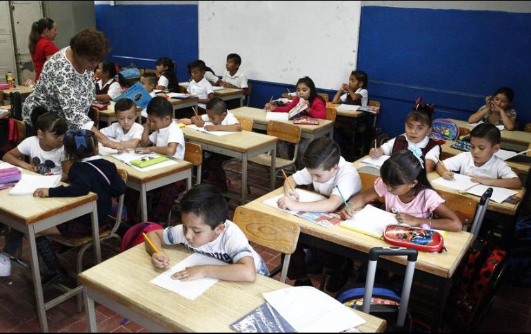 Para el ciclo escolar 2020-2021, la población inscrita es de 32.9 millones de escolares. EL INFORMADOR/ARCHIVO