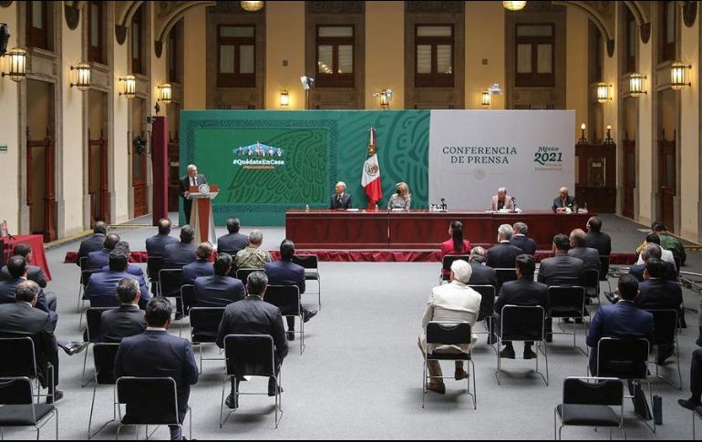 AMLO reafirmó su compromiso por eliminar la corrupción en los procesos electorales. EFE/Presidencia de México