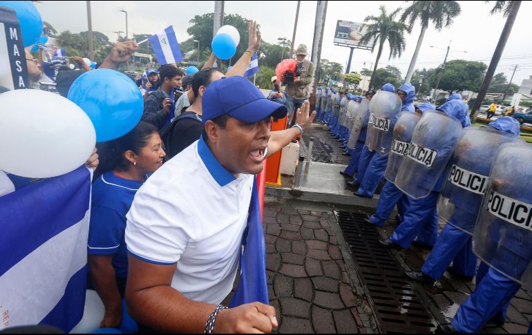El Consejo de Derechos Humanos de la ONU pidió al presidente Daniel Ortega que permita las protestas pacíficas contra el régimen. AP/Archivo