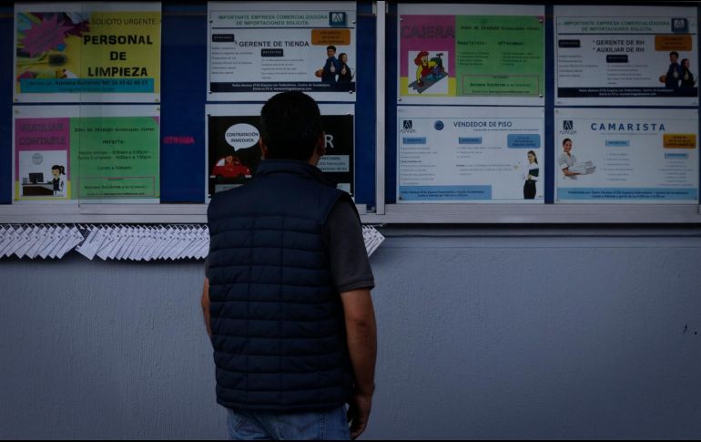 La Población No Económicamente Activa (PNEA) disponible para trabajar fue de 8.2 millones. EL INFORMADOR/ARCHIVO