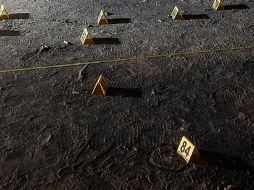 En la escena del crimen se localizaron casquillos de diversos calibres. ESPECIAL / ARCHIVO