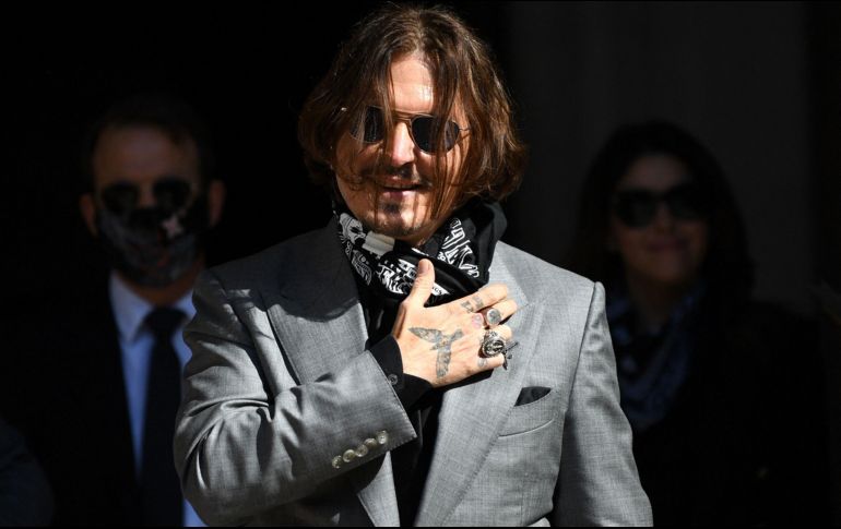 Seguidores de Depp mandaron mensajes de apoyo al actor. AFP / ARCHIVO